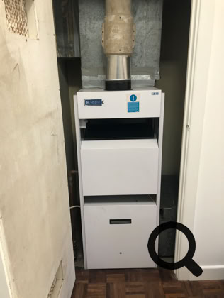 Brink boilers. This is a Brink B23 warm air boiler