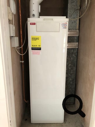 Johnson and Starley Warmcair high efficiency condensing gas boiler