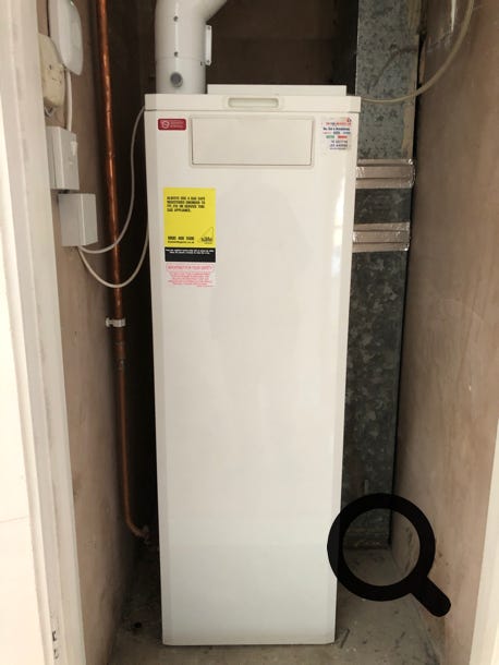 Warmcair Johnson Starley C26D high efficiency condensing warm air heater